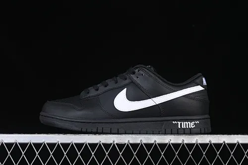 All categories Nk SB Dunk Series Nk SB Dunk Low High-end customized low-top sneakers Nike SB Dunk Low All black and white hook Anniversary high-end customized low-top casual sneakers HF5441-100